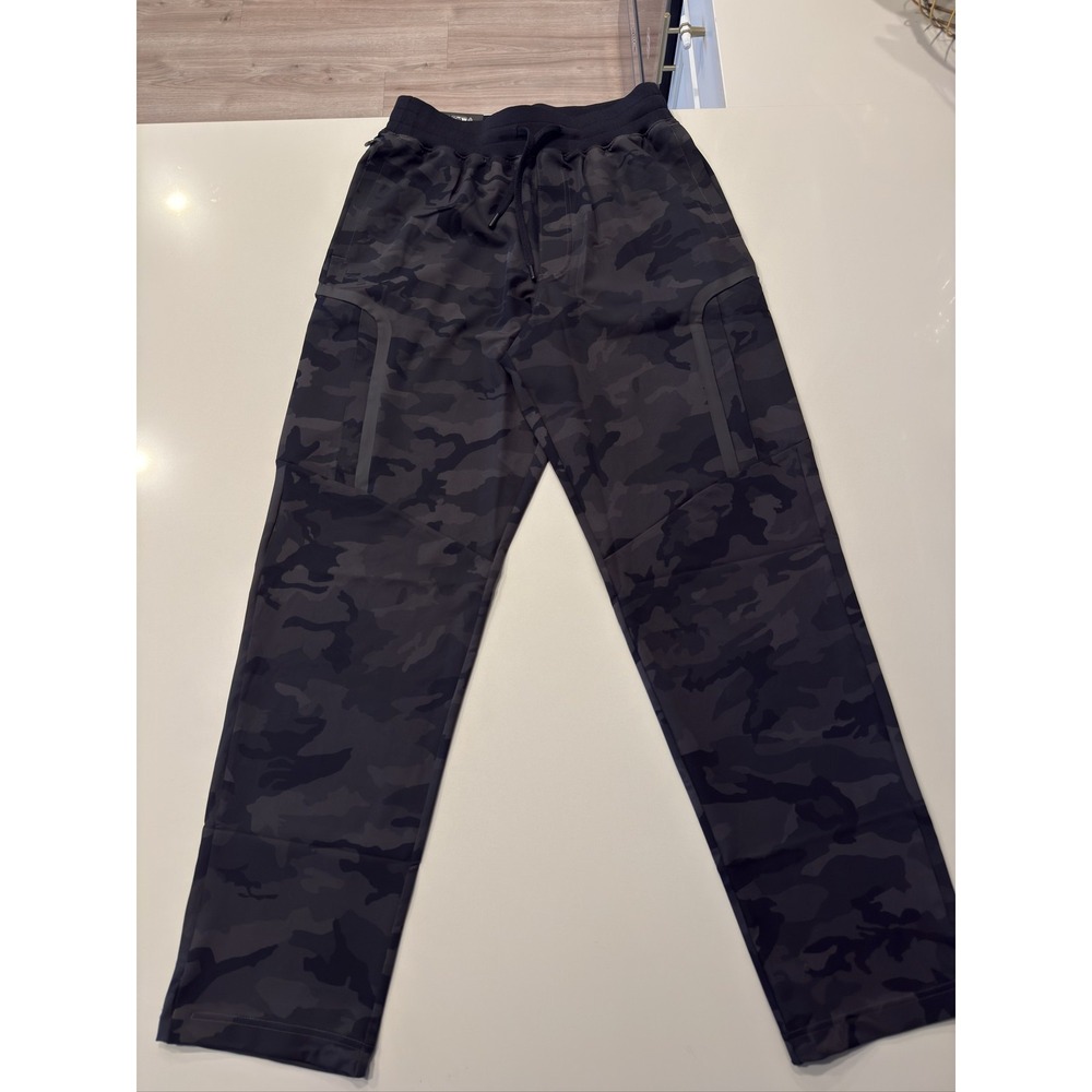 Under Armour Sportstyle Woven Print Cargo Pants Men's M Black Camo 1388019